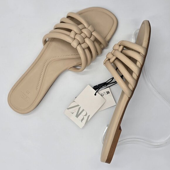 Zara Tube Strap Flat Sandals - NWT - Picture 15 of 15